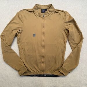 Ornot Tan Zip Up Performance Men’s Jacket with Polartec Cycling Active Sports M